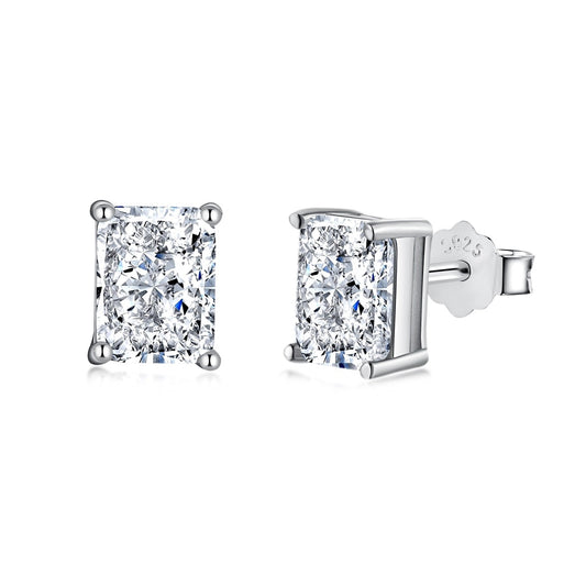 [Shinejoy Jewelry]Radiant Luxurious Princess Cut Daily Earrings