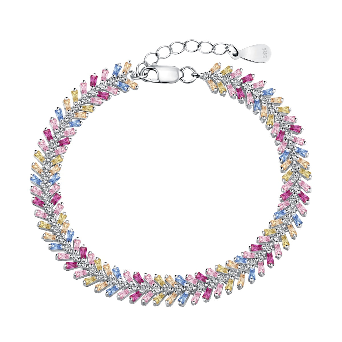 [Shinejoy Jewelry]Dainty Radiant Emerald Cut Daily Bracelet
