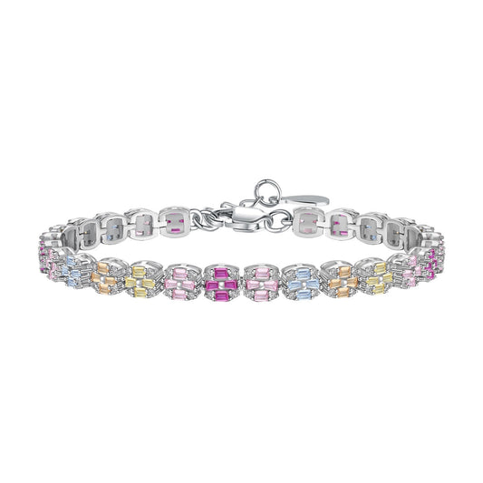 [Shinejoy Jewelry]Delicate Colorful Emerald Cut Daily Bracelet