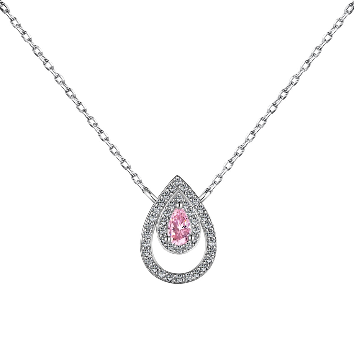 [Shinejoy Jewelry]Sparkling Pear Cut Necklace