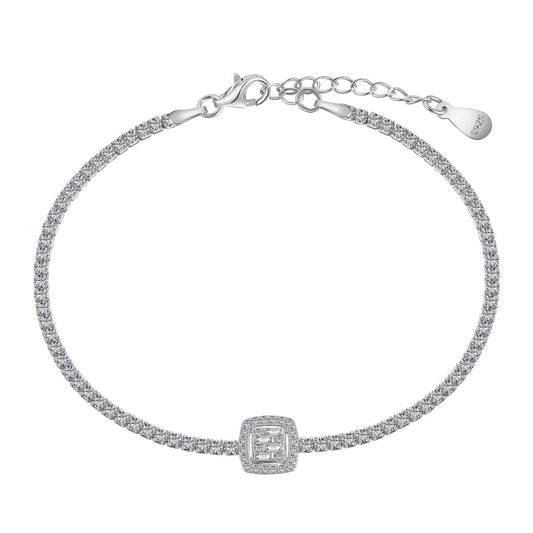 [Shinejoy Jewelry]Luxurious Dazzling Square Shape Banquet Bracelet