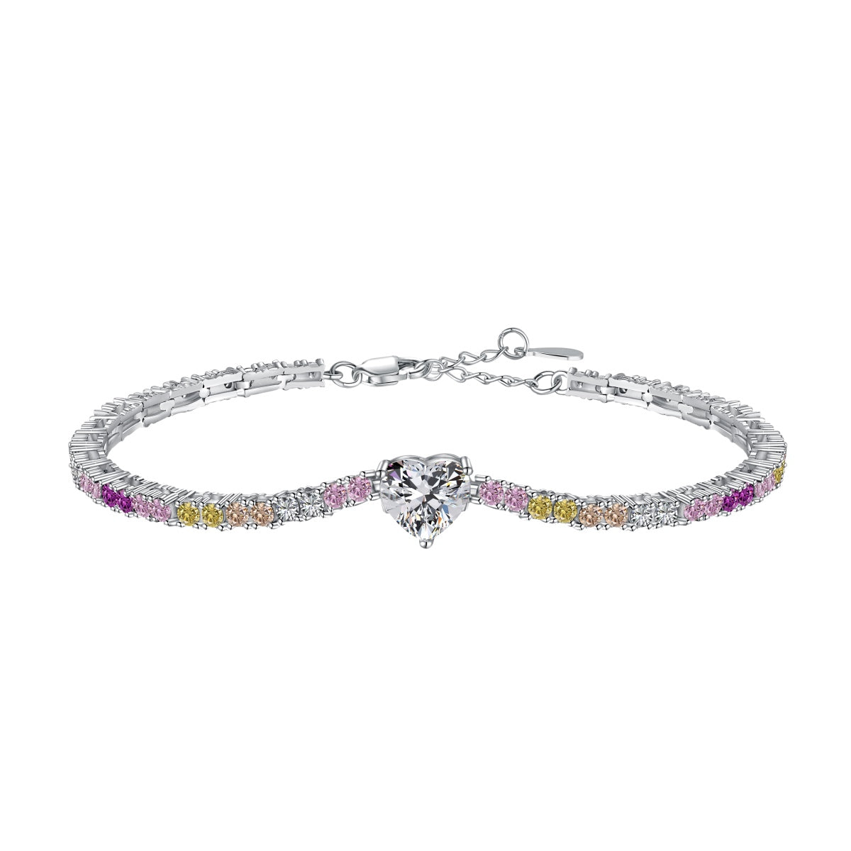 [Shinejoy Jewelry]Delicate Romantic Heart Shape Lover Bracelet