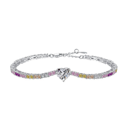 [Shinejoy Jewelry]Delicate Romantic Heart Shape Lover Bracelet