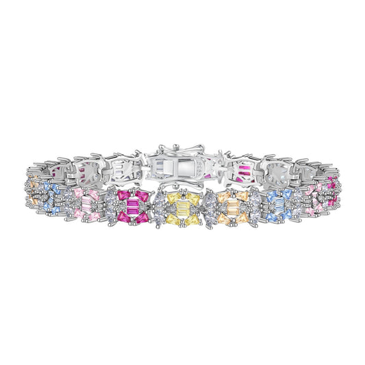 [Shinejoy Jewelry]Delicate Colorful Multi Cut Party Bracelet