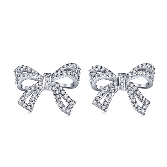 [Shinejoy Jewelry]Dainty Bow Shape Earrings