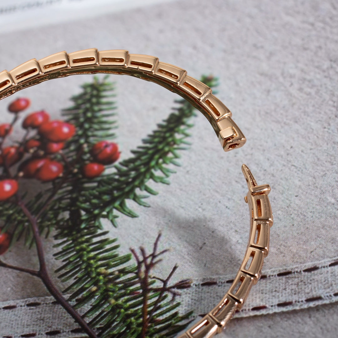 [⭐Shinejoy]SERPENTI SMALL BRACELET PINK GOLD DIAMOND