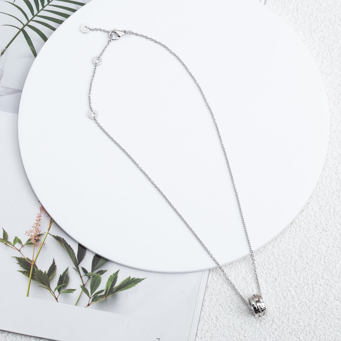 [⭐Shinejoy]PARENTESI NECKLACE SILVER