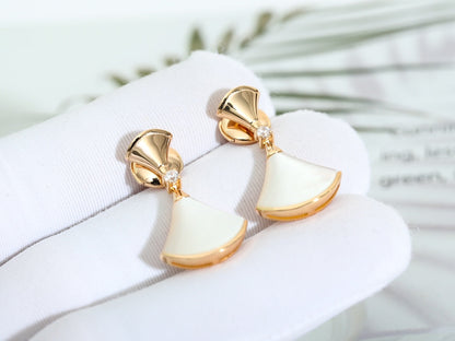 [⭐Shinejoy]DREAM MOP PINK GOLD EARRINGS