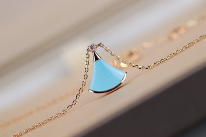 [⭐Shinejoy]DREAM NECKLACE TURQUOISE PINK GOLD