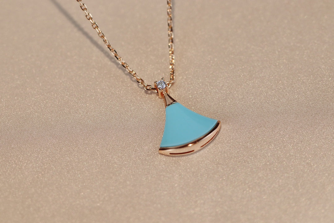 [⭐Shinejoy]DREAM NECKLACE TURQUOISE PINK GOLD