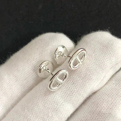 [Shinejoy]CHAINE SMALL EARRINGS GOLD AND SILVER