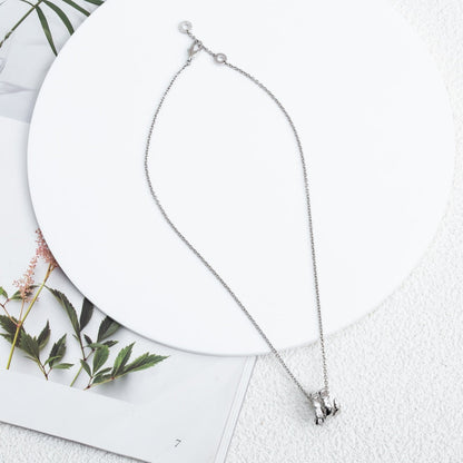 [⭐Shinejoy]SERPENTI SILVER NECKLACE DIAMOND