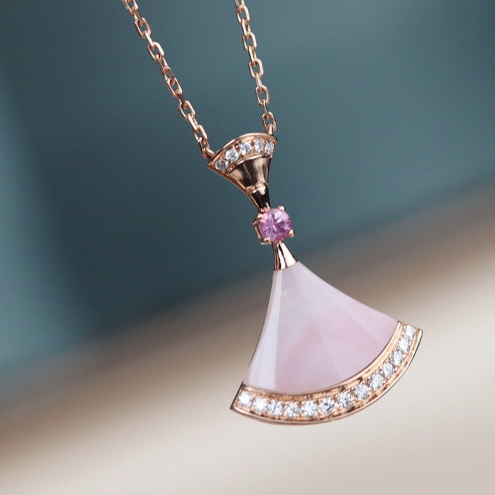 [⭐Shinejoy]DREAM NECKLACE PINK MOP DIAMOND