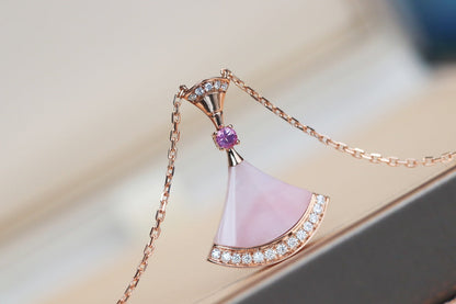 [⭐Shinejoy]DREAM NECKLACE PINK MOP DIAMOND