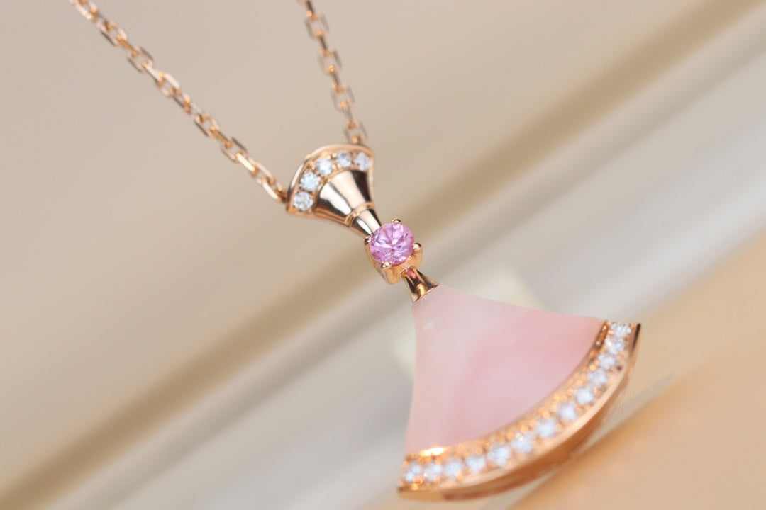 [⭐Shinejoy]DREAM NECKLACE PINK MOP DIAMOND