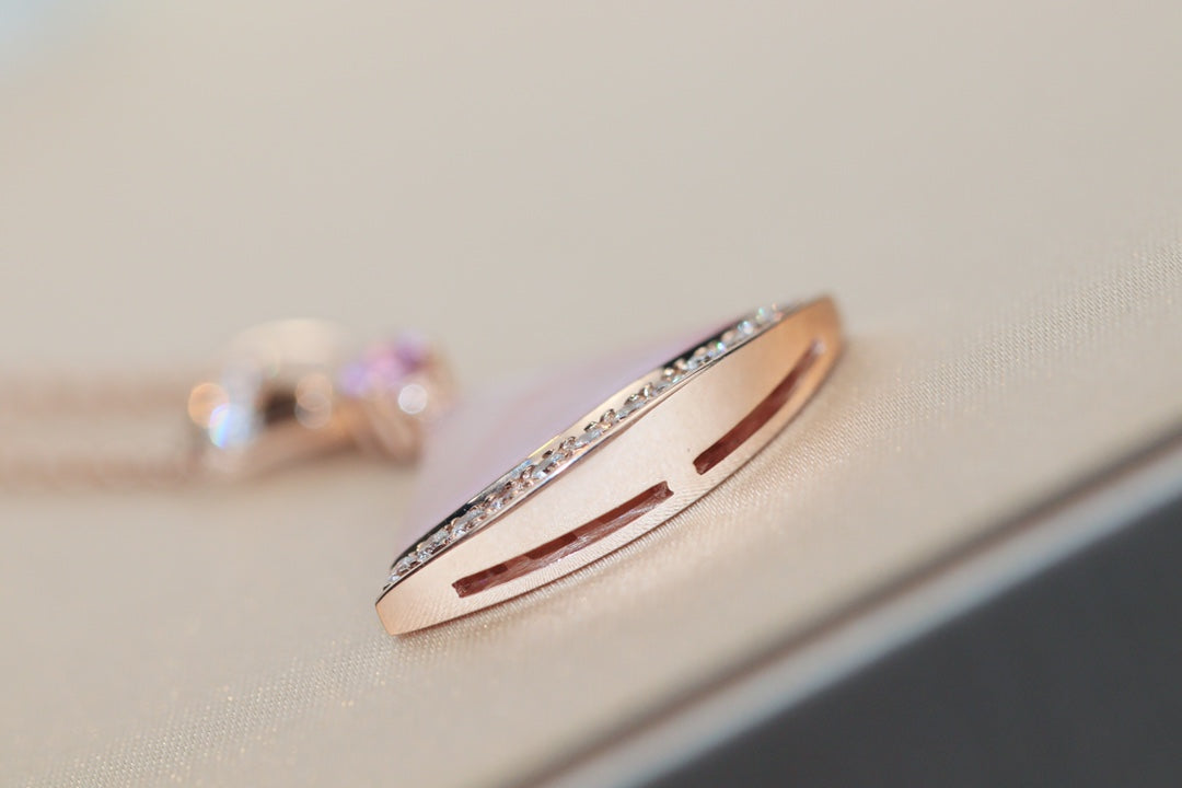 [⭐Shinejoy]DREAM NECKLACE PINK MOP DIAMOND