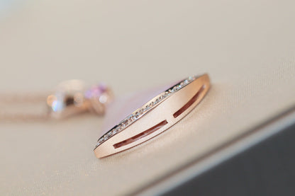 [⭐Shinejoy]DREAM NECKLACE PINK MOP DIAMOND