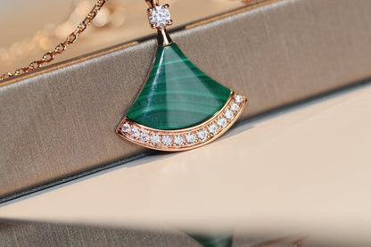 [⭐Shinejoy]DREAM NECKLACE MALACHITE DIAMOND