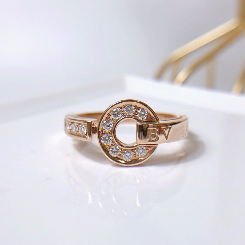 [⭐Shinejoy]DREAM RING DIAMOND PINK GOLD