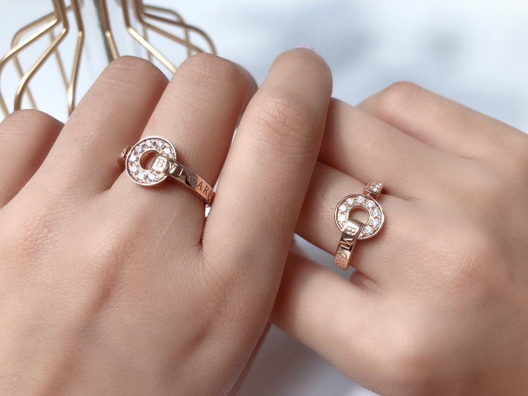 [⭐Shinejoy]DREAM RING DIAMOND PINK GOLD