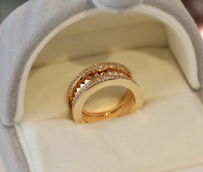 [⭐Shinejoy]ZERO 1 GOLD DIAMOND RING