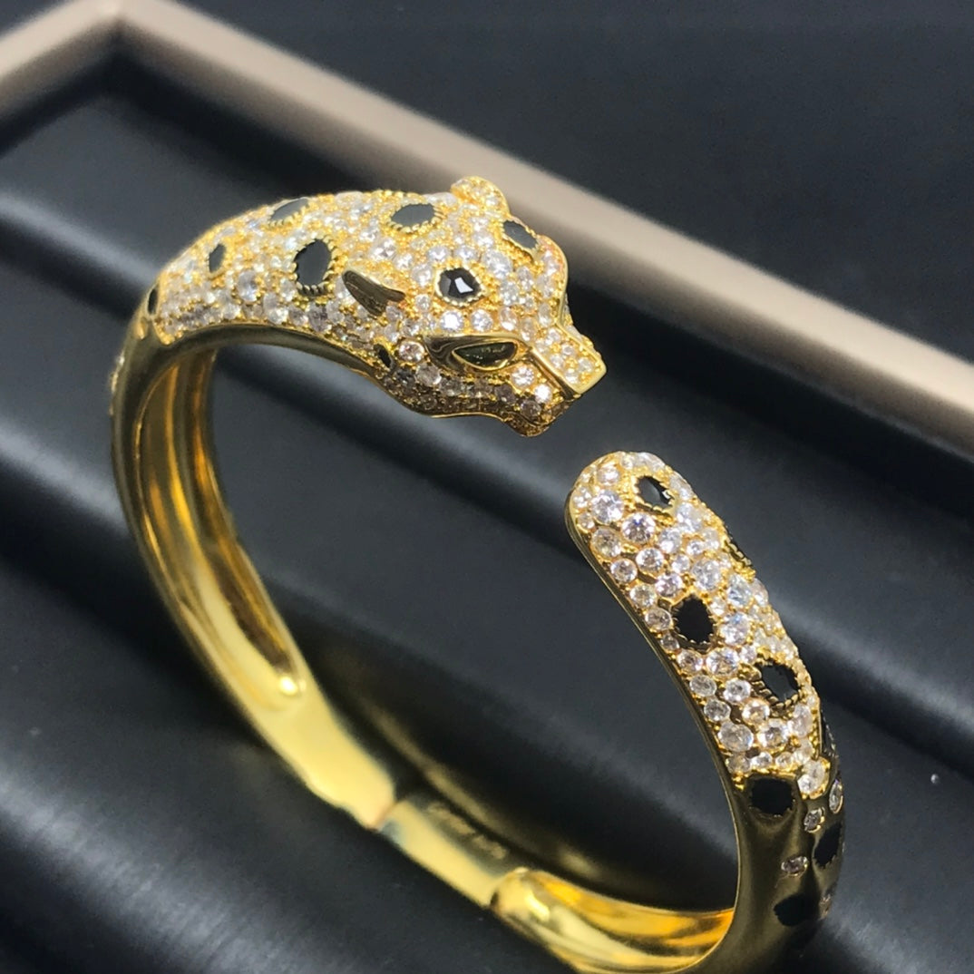 [⭐Shinejoy]PANTHERE BIG BRACELET DIAMONDS