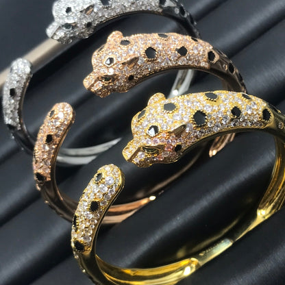 [⭐Shinejoy]PANTHERE BIG BRACELET DIAMONDS