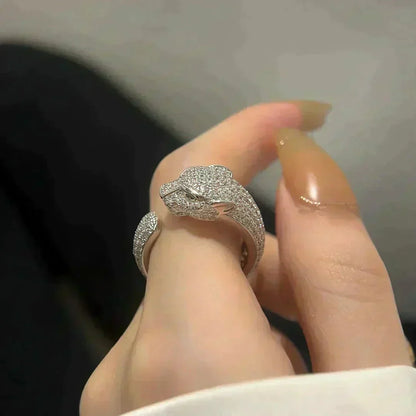 [Shinejoy]PANTHERE 5.5MM ALL DIAMOND RING