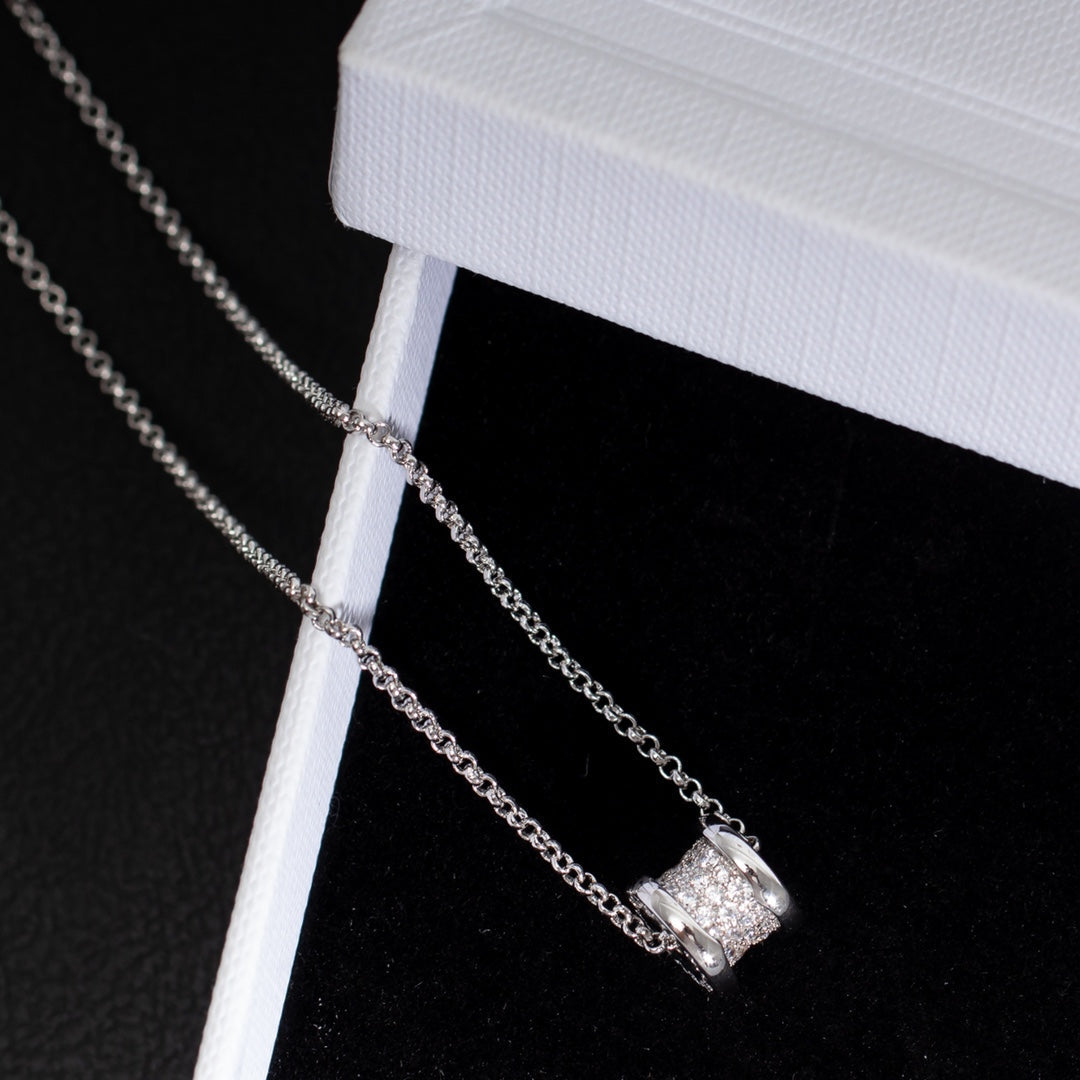 [⭐Shinejoy]ZERO 1 SILVER DIAMOND NECKLACE