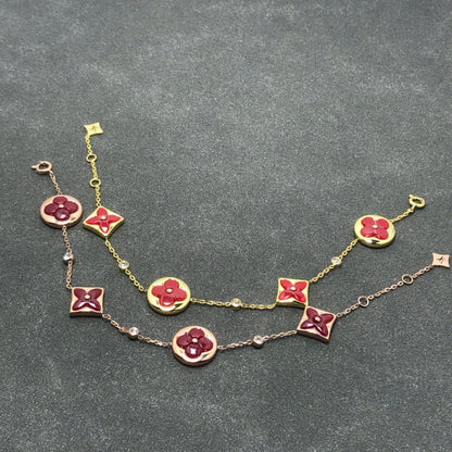 [Shinejoy]STAR AND SUN CARNELIAN 4 MOTIFS 3 DIAMONDS