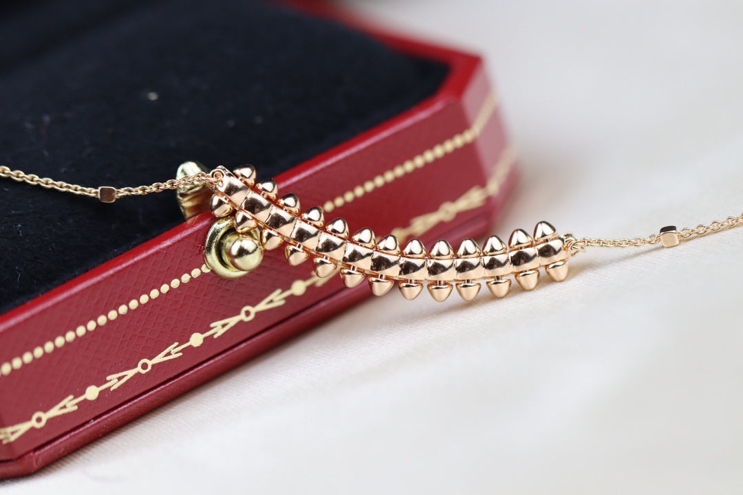 [Shinejoy]CLASH PINK GOLD NECKLACE