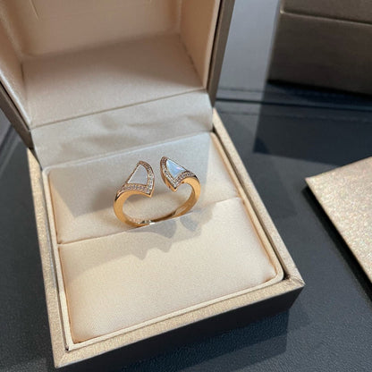 [⭐Shinejoy]DREAM MOP DIAMOND OPEN RING