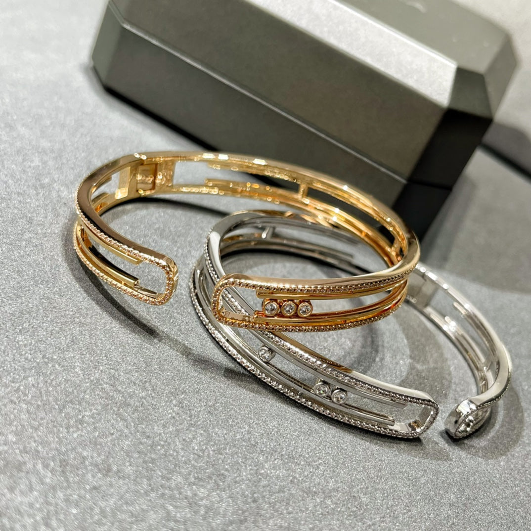 [⭐Shinejoy]MOVE 10TH PAVED DIAMOND BRACELET