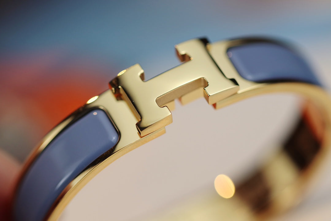 [Shinejoy]H BRACELET 12MM BLUE GRAY