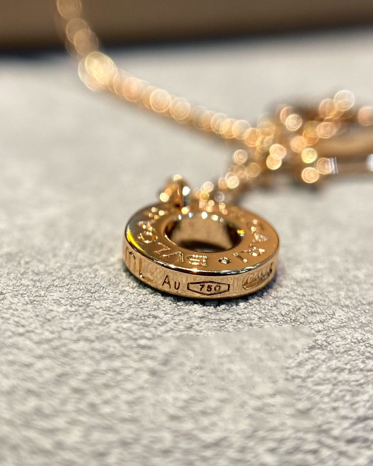 [⭐Shinejoy]DREAM MOP DIAMOND PAVED PINK GOLD NECKLACE