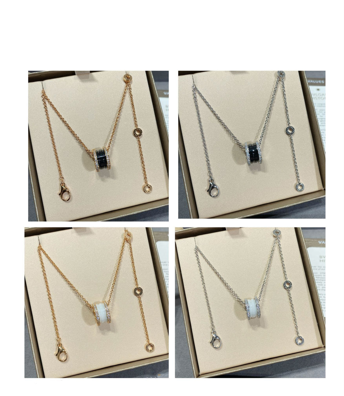[⭐Shinejoy]ZERO 1 DIAMOND CERAMIC NECKLACE