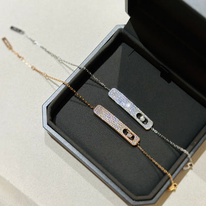 [⭐Shinejoy]MOVE CLASSIQUE DIAMOND PAVED BRACELET