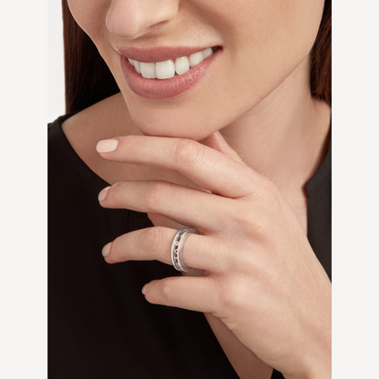 [⭐Shinejoy]ZERO 1 ONE-BAND WITH OPENWORK LOGO SPIRAL RING