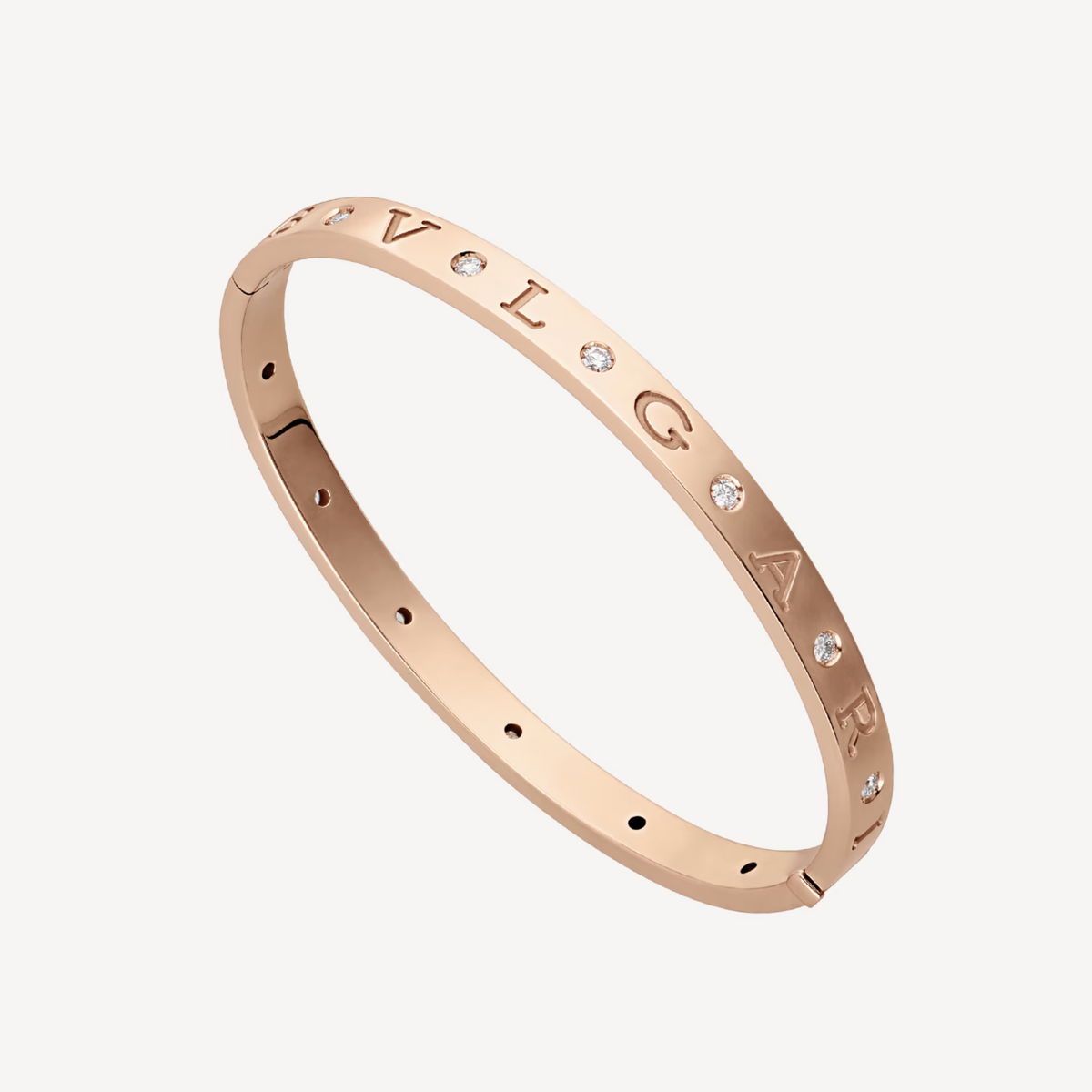 [⭐Shinejoy]ZERO 1 PINK GOLD 12 DIAMONDS BRACELET