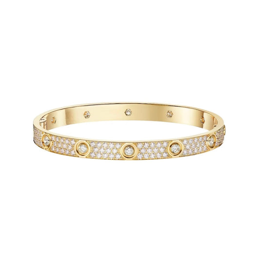 [⭐Shinejoy]LOVE BRACELET 6.1MM DIAMOND-PAVED 10 BIG DIAMONDS