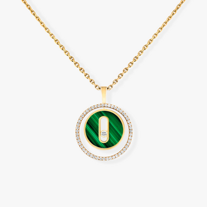 [⭐Shinejoy]Demo MOVE 1 DIAMOND MALACHITE GOLD DIAMOND NECKLACE
