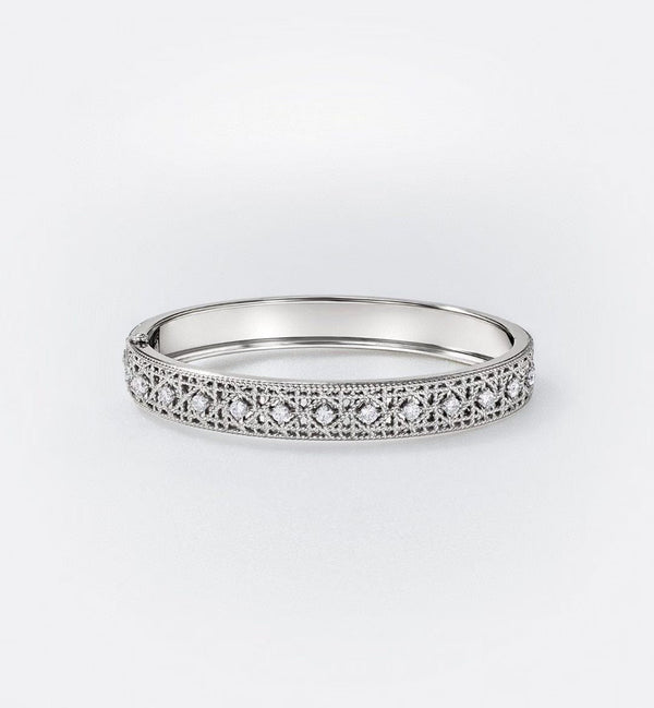 [?Shinejoy]2026 WOVEN-PATTERN BRACELET SET WITH FULL DIAMOND INLAY THREE-COLORS