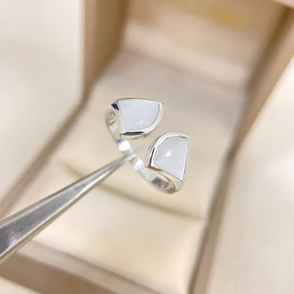 [⭐Shinejoy]DOUBLE SKIRT PATTERN OPEN RING