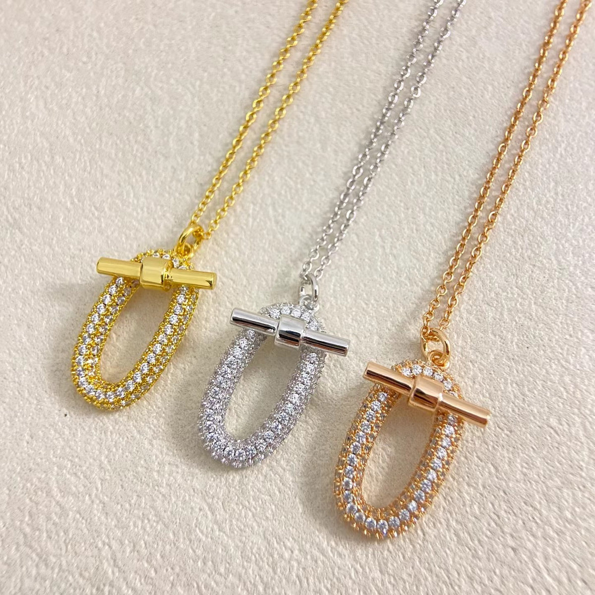 [⭐Shinejoy]HM DIAMOND NECKLACE