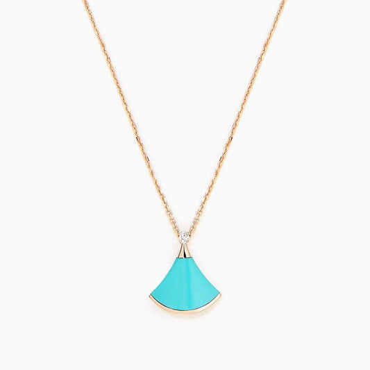 [⭐Shinejoy]DREAM NECKLACE TURQUOISE PINK GOLD