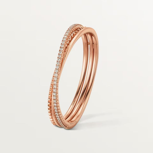 [⭐Shinejoy]ETINCELLE HALF-PAVED DIAMOND BRACELET