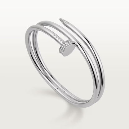 [⭐Shinejoy]JUSTE BRACELET 3.5MM DOUBLE ROW DIAMOND