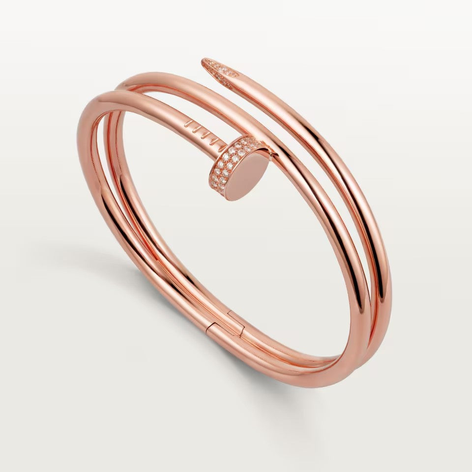 [⭐Shinejoy]JUSTE BRACELET 3.5MM DOUBLE ROW DIAMOND