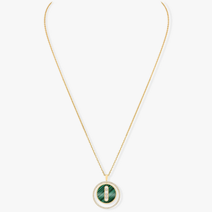 [⭐Shinejoy]Demo MOVE 3 DIAMOND MALACHITE GOLD DIAMOND NECKLACE