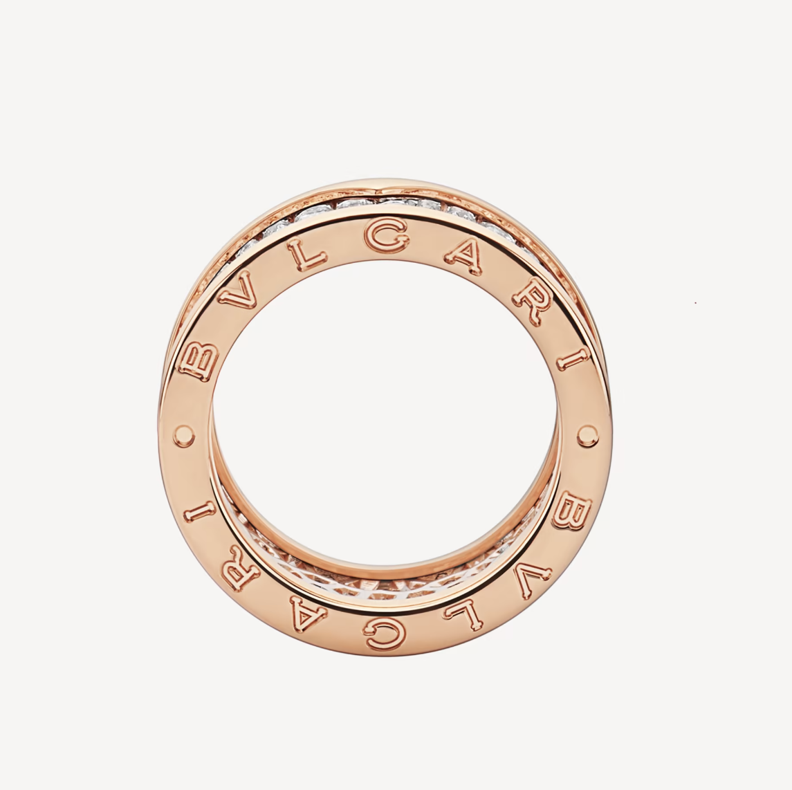 [⭐Shinejoy]ZERO 1 WITH PAVED DIAMONDS ON THE SPIRAL RING
